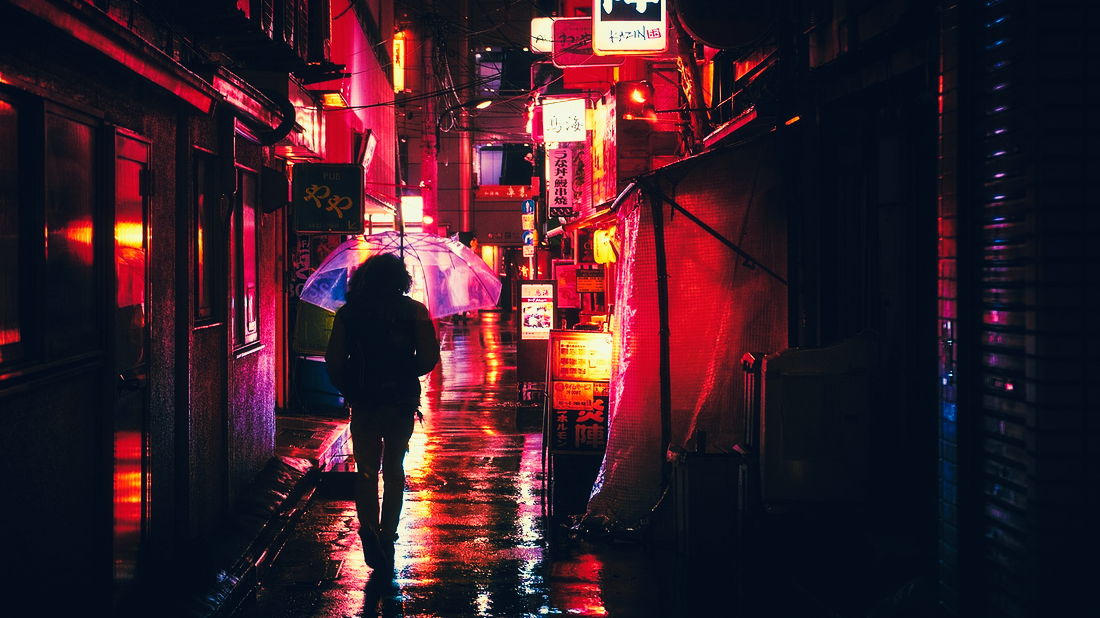NIGHTを適用した夜景カット